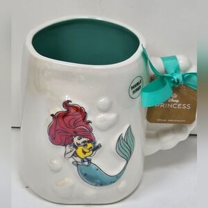 Rae Dunn Disney Princess Ariel Little Mermaid Flipiin' Your Fins Mug Nwt